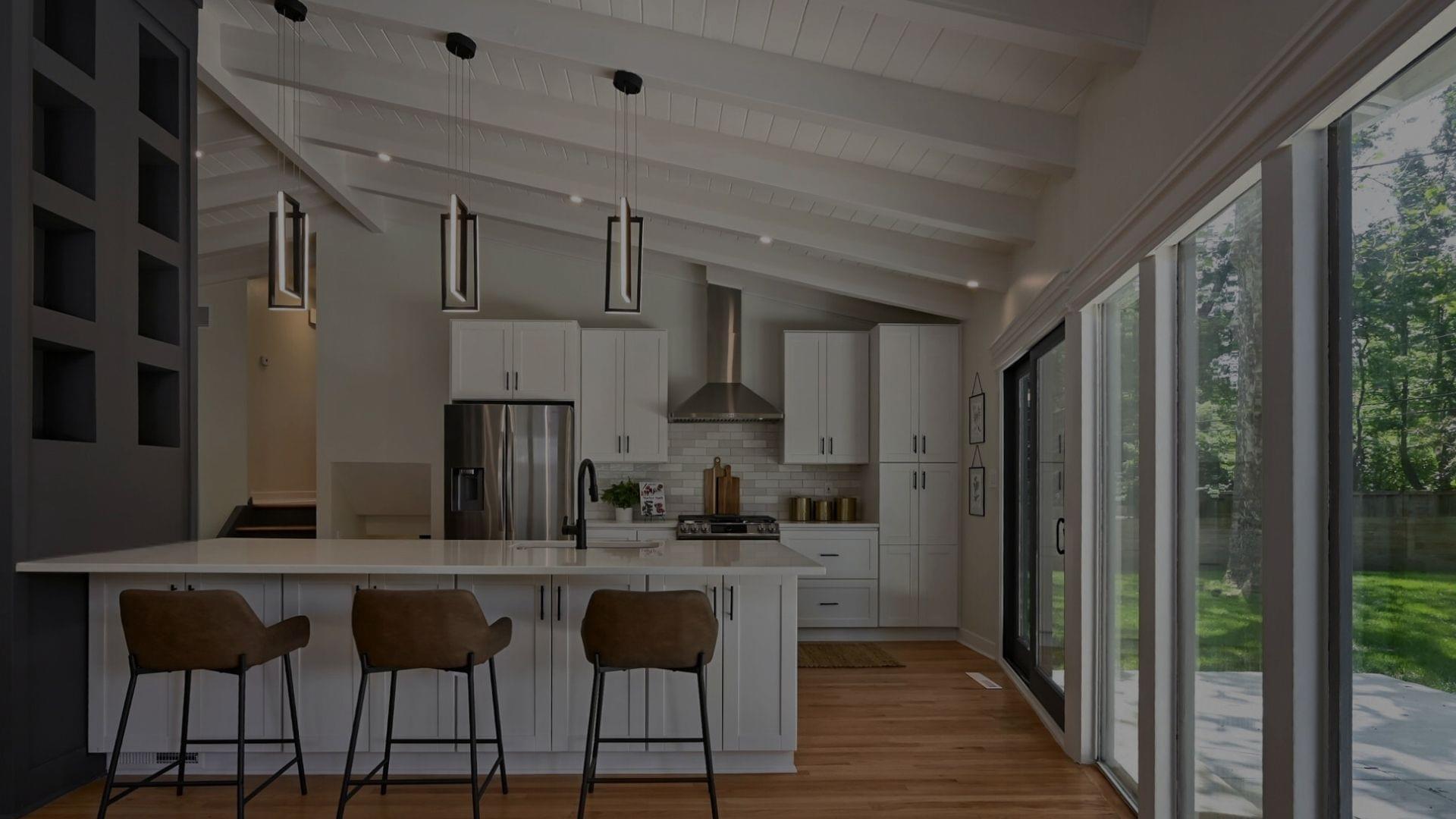 Modern kitchen interior in a Kansas City home